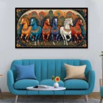Luminary The Art Gallery// wall painting for living room big size modern abstract large gautam buddha canvas decoration landscape canvas painting with frame