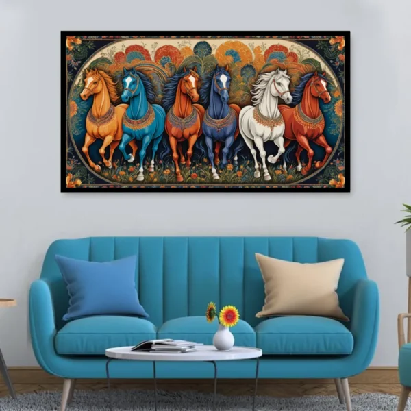 Luminary The Art Gallery// wall painting for living room big size modern abstract large gautam buddha canvas decoration landscape canvas painting with frame