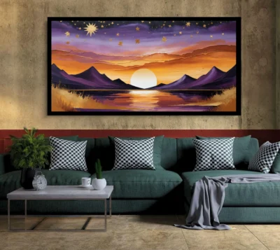 Luminary The Art Gallery//Luminary Art, large wall paintings, framed canvas painting, canvas painting with frame, dining room painting, canvas flower painting, large canvas painting, landscape canvas art for walls, large framed wall art, canvas wall art for living room, painting for dining room, Canvas wall art,