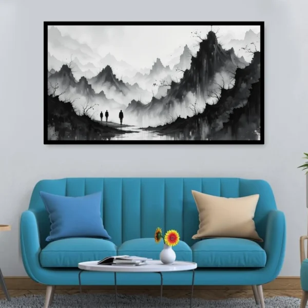 Luminary The Art Gallery//Luminary Art, large wall paintings, framed canvas painting, canvas painting with frame, dining room painting, canvas flower painting, large canvas painting, landscape canvas art for walls, large framed wall art, canvas wall art for living room, painting for dining room, Canvas wall art,