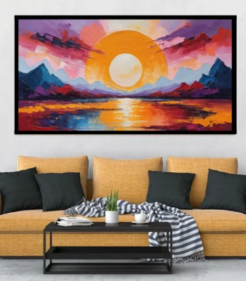 Luminary The Art Gallery//Luminary Art, large wall paintings, framed canvas painting, canvas painting with frame, dining room painting, canvas flower painting, large canvas painting, landscape canvas art for walls, large framed wall art, canvas wall art for living room, painting for dining room, Canvas wall art,