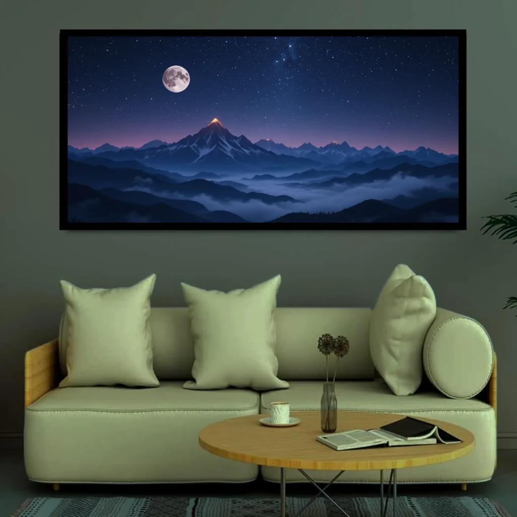 Luminary The Art Gallery// large wall paintings framed canvas painting canvas painting with frame dining room painting canvas flower painting large canvas painting landscape canvas art for walls large framed wall art canvas wall art for living room painting for dining room Canvas wall art
