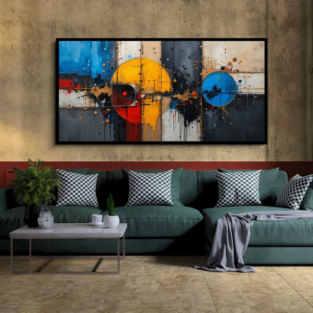 Luminary the art gallery/ Landscapes Abstrat Canvas Painting Large Size In Framed For Living Room Dining Room Office Decoration Abstract Wall Art PAAZ