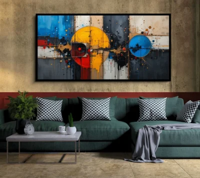 Luminary the art gallery/ Landscapes Abstrat Canvas Painting Large Size In Framed For Living Room Dining Room Office Decoration Abstract Wall Art PAAZ