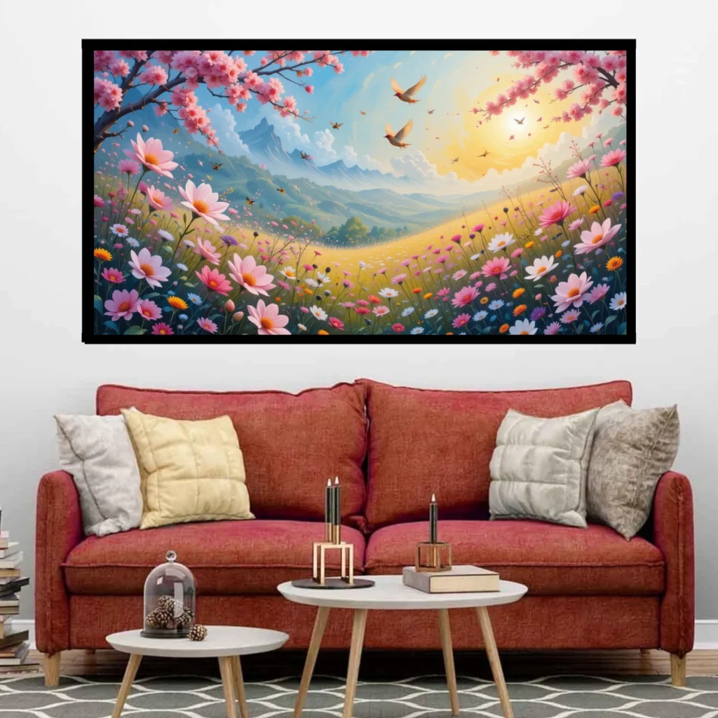 Luminary The Art Gallery// large wall paintings framed canvas painting canvas painting with frame dining room painting canvas flower painting large canvas painting landscape canvas art for walls large framed wall art canvas wall art for living room painting for dining room Canvas wall art