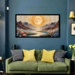 Luminary The Art Gallery//Luminary Art, large wall paintings, framed canvas painting, canvas painting with frame, dining room painting, canvas flower painting, large canvas painting, landscape canvas art for walls, large framed wall art, canvas wall art for living room, painting for dining room, Canvas wall art,