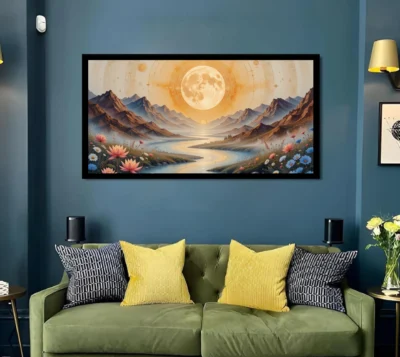 Luminary The Art Gallery//Luminary Art, large wall paintings, framed canvas painting, canvas painting with frame, dining room painting, canvas flower painting, large canvas painting, landscape canvas art for walls, large framed wall art, canvas wall art for living room, painting for dining room, Canvas wall art,