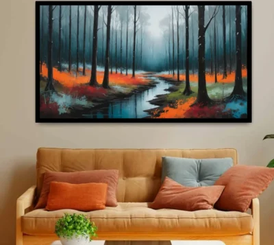 Luminary The art Gallery// abstract large canvas painting for wall decoration
