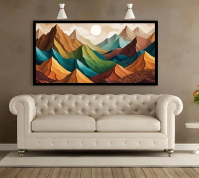 Luminary The Art Gallery//Luminary Art, large wall paintings, framed canvas painting, canvas painting with frame, dining room painting, canvas flower painting, large canvas painting, landscape canvas art for walls, large framed wall art, canvas wall art for living room, painting for dining room, Canvas wall art,