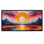 Luminary The Art Gallery//Luminary Art, large wall paintings, framed canvas painting, canvas painting with frame, dining room painting, canvas flower painting, large canvas painting, landscape canvas art for walls, large framed wall art, canvas wall art for living room, painting for dining room, Canvas wall art,