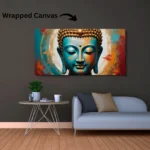 Luminary The Art Gallery// wall painting for living room big size modern abstract large gautam buddha canvas decoration landscape canvas painting with frame