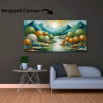 Luminary The Art Gallery//Luminary Art, large wall paintings, framed canvas painting, canvas painting with frame, dining room painting, canvas flower painting, large canvas painting, landscape canvas art for walls, large framed wall art, canvas wall art for living room, painting for dining room, Canvas wall art,