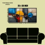 Framed Canvas Paintings for Living Room, Office, Home, ect - Image 3