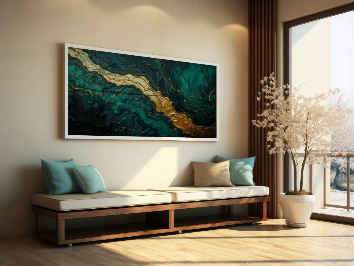 Scale, Proportion, and Placement – illustrative example for From Canvas to Wall: How Art Transforms Your Space