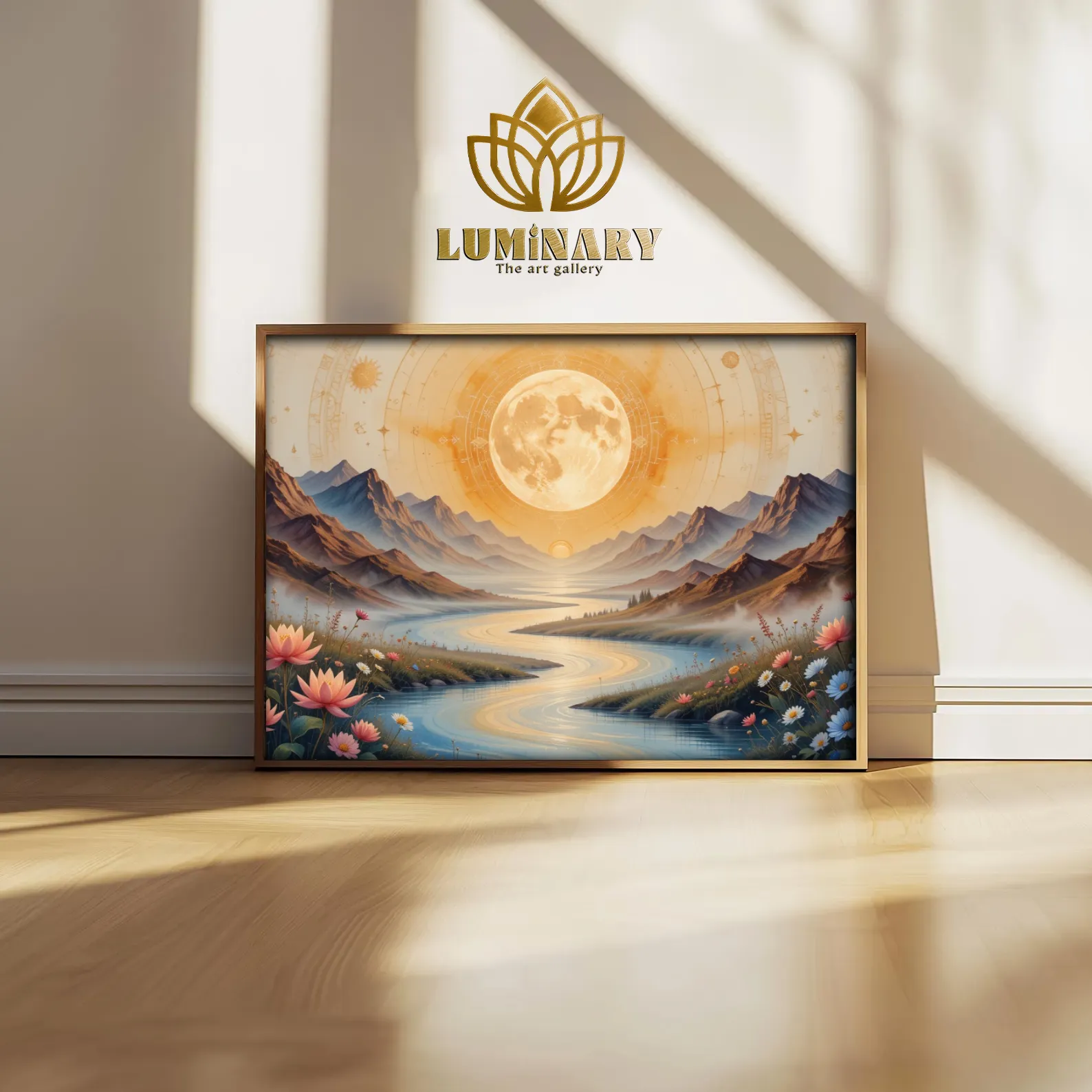 Nature art created by Luminary's artist