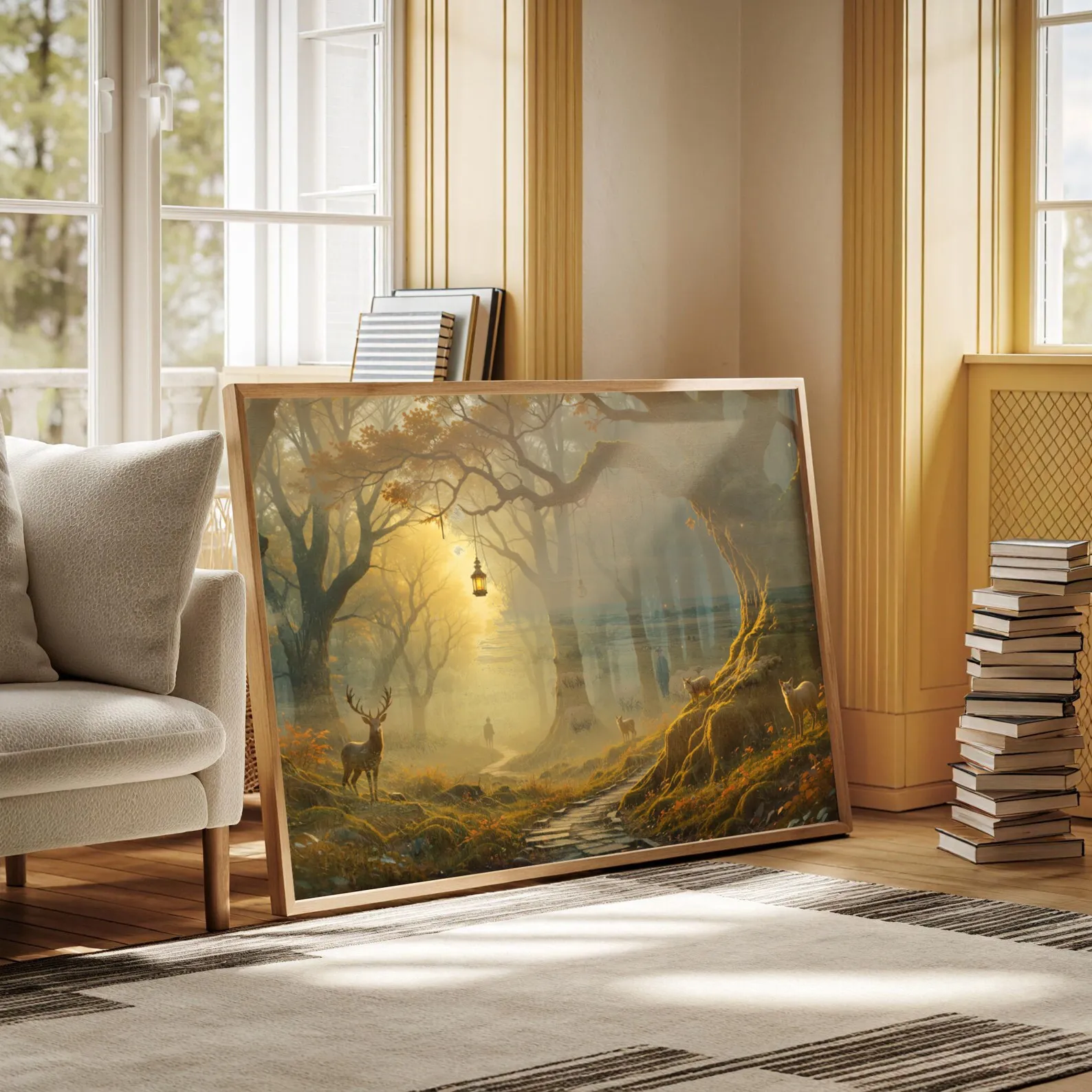 Darkscape wall art from Luminary