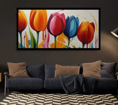 Luminar The Art Gallery/ Luminary Art/ large wall paintings framed canvas painting, canvas painting with frame, dining room painting, canvas flower painting, large canvas painting, landscape canvas art for walls, large framed wall art, canvas wall art for living room,, painting for dining room, Canvas wall art,