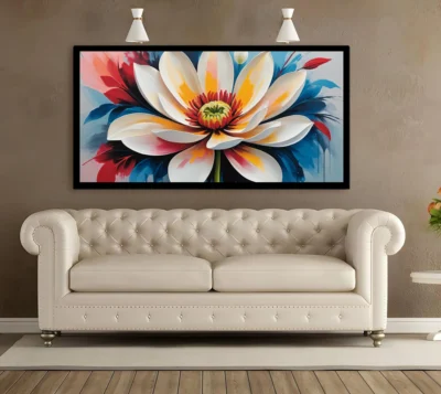 Luminar The Art Gallery/ Luminary Art/ large wall paintings framed canvas painting, canvas painting with frame, dining room painting, canvas flower painting, large canvas painting, landscape canvas art for walls, large framed wall art, canvas wall art for living room,, painting for dining room, Canvas wall art,