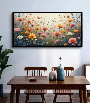 Luminar The Art Gallery/ Luminary Art/ large wall paintings framed canvas painting, canvas painting with frame, dining room painting, canvas flower painting, large canvas painting, landscape canvas art for walls, large framed wall art, canvas wall art for living room,, painting for dining room, Canvas wall art,