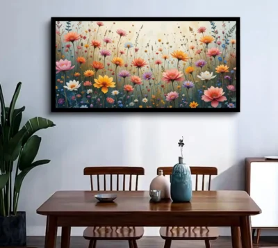 Luminar The Art Gallery/ Luminary Art/ large wall paintings framed canvas painting, canvas painting with frame, dining room painting, canvas flower painting, large canvas painting, landscape canvas art for walls, large framed wall art, canvas wall art for living room,, painting for dining room, Canvas wall art,