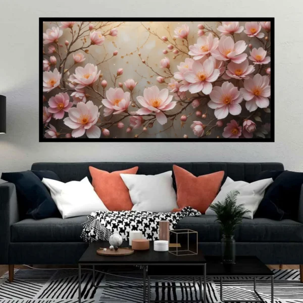 Luminar The Art Gallery/ Luminary Art/ large wall paintings framed canvas painting, canvas painting with frame, dining room painting, canvas flower painting, large canvas painting, landscape canvas art for walls, large framed wall art, canvas wall art for living room,, painting for dining room, Canvas wall art,