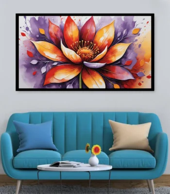 Luminar The Art Gallery/ Luminary Art/ large wall paintings framed canvas painting, canvas painting with frame, dining room painting, canvas flower painting, large canvas painting, landscape canvas art for walls, large framed wall art, canvas wall art for living room,, painting for dining room, Canvas wall art,