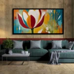 Luminar The Art Gallery/ Luminary Art/ large wall paintings framed canvas painting, canvas painting with frame, dining room painting, canvas flower painting, large canvas painting, landscape canvas art for walls, large framed wall art, canvas wall art for living room,, painting for dining room, Canvas wall art,