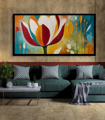 Luminar The Art Gallery/ Luminary Art/ large wall paintings framed canvas painting, canvas painting with frame, dining room painting, canvas flower painting, large canvas painting, landscape canvas art for walls, large framed wall art, canvas wall art for living room,, painting for dining room, Canvas wall art,