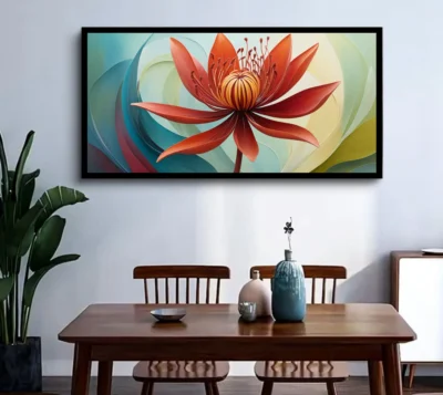 Luminar The Art Gallery/ Luminary Art/ large wall paintings framed canvas painting, canvas painting with frame, dining room painting, canvas flower painting, large canvas painting, landscape canvas art for walls, large framed wall art, canvas wall art for living room,, painting for dining room, Canvas wall art,