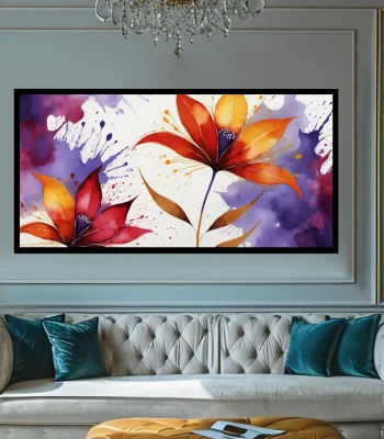 Luminar The Art Gallery/ Luminary Art/ large wall paintings framed canvas painting, canvas painting with frame, dining room painting, canvas flower painting, large canvas painting, landscape canvas art for walls, large framed wall art, canvas wall art for living room,, painting for dining room, Canvas wall art,