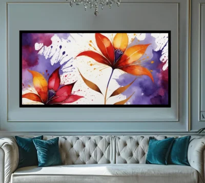 Luminar The Art Gallery/ Luminary Art/ large wall paintings framed canvas painting, canvas painting with frame, dining room painting, canvas flower painting, large canvas painting, landscape canvas art for walls, large framed wall art, canvas wall art for living room,, painting for dining room, Canvas wall art,