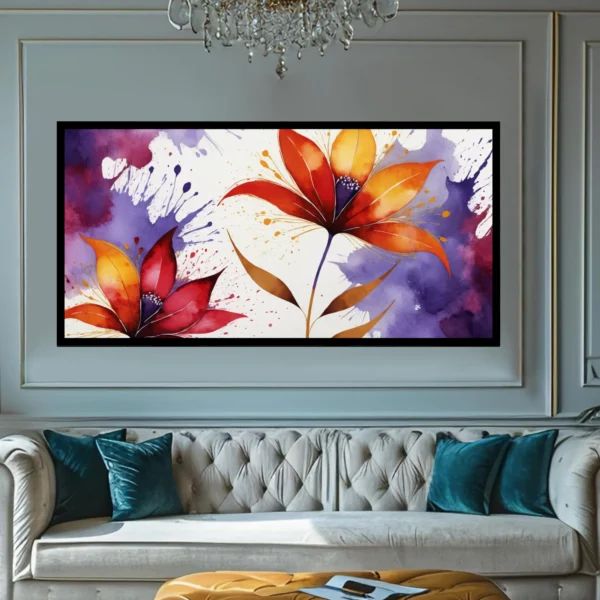 Luminar The Art Gallery/ Luminary Art/ large wall paintings framed canvas painting, canvas painting with frame, dining room painting, canvas flower painting, large canvas painting, landscape canvas art for walls, large framed wall art, canvas wall art for living room,, painting for dining room, Canvas wall art,