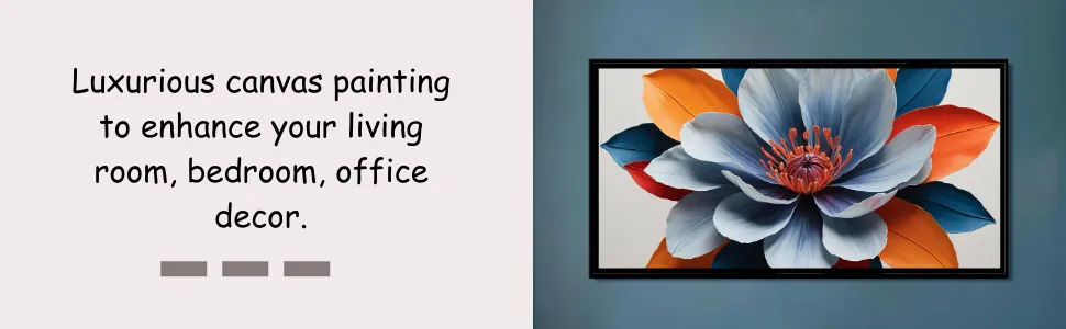 Luminar The Art Gallery/ Luminary Art/ large wall paintings framed canvas painting, canvas painting with frame, dining room painting, canvas flower painting, large canvas painting, landscape canvas art for walls, large framed wall art, canvas wall art for living room,, painting for dining room, Canvas wall art,