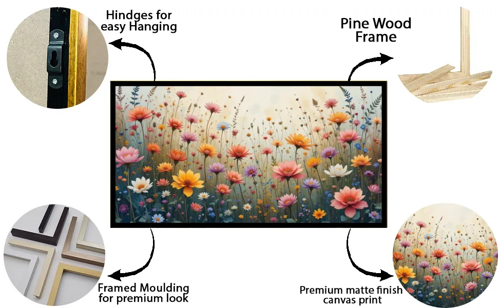 Luminar The Art Gallery/ Luminary Art/ large wall paintings framed canvas painting, canvas painting with frame, dining room painting, canvas flower painting, large canvas painting, landscape canvas art for walls, large framed wall art, canvas wall art for living room,, painting for dining room, Canvas wall art,