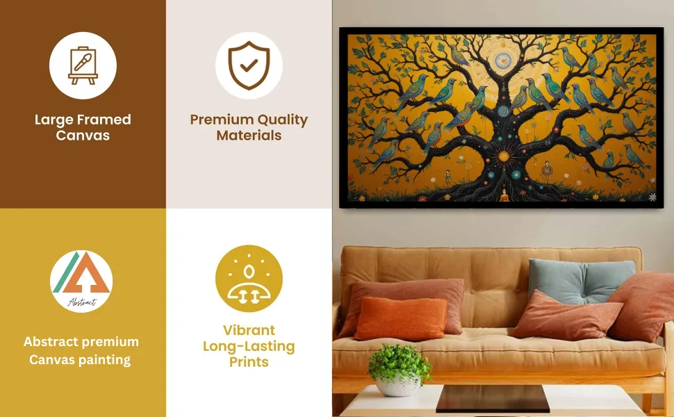 Luminar The Art Gallery/ Luminary Art/ large wall paintings framed canvas painting, canvas painting with frame, dining room painting, canvas flower painting, large canvas painting, landscape canvas art for walls, large framed wall art, canvas wall art for living room,, painting for dining room, Canvas wall art,