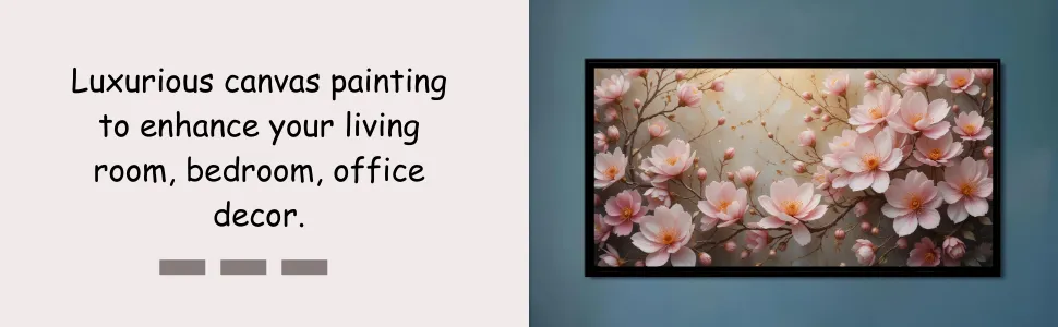 Luminar The Art Gallery/ Luminary Art/ large wall paintings framed canvas painting, canvas painting with frame, dining room painting, canvas flower painting, large canvas painting, landscape canvas art for walls, large framed wall art, canvas wall art for living room,, painting for dining room, Canvas wall art,