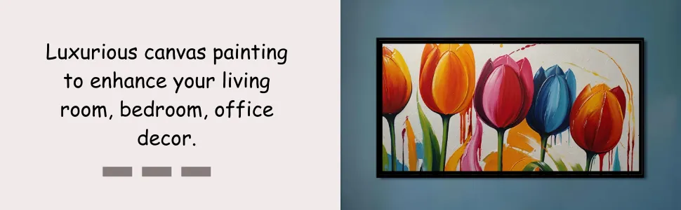 Luminar The Art Gallery/ Luminary Art/ large wall paintings framed canvas painting, canvas painting with frame, dining room painting, canvas flower painting, large canvas painting, landscape canvas art for walls, large framed wall art, canvas wall art for living room,, painting for dining room, Canvas wall art,