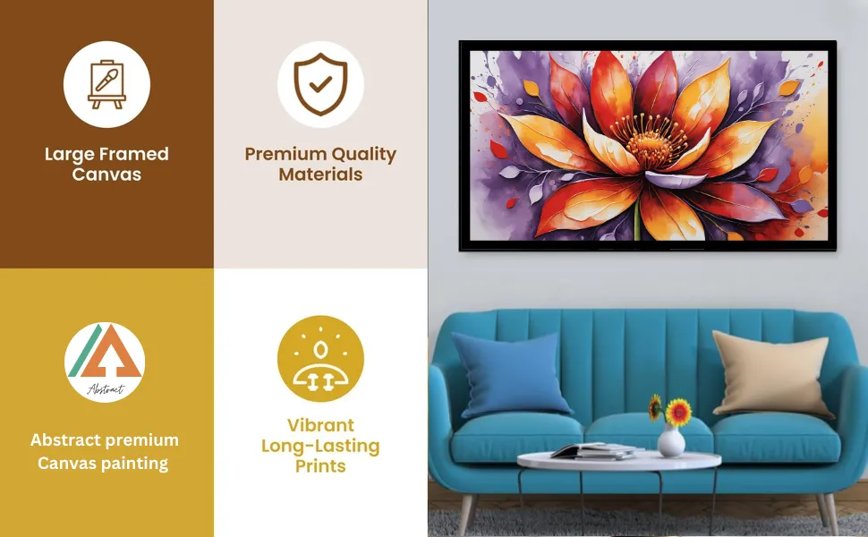 Luminar The Art Gallery/ Luminary Art/ large wall paintings framed canvas painting, canvas painting with frame, dining room painting, canvas flower painting, large canvas painting, landscape canvas art for walls, large framed wall art, canvas wall art for living room,, painting for dining room, Canvas wall art,