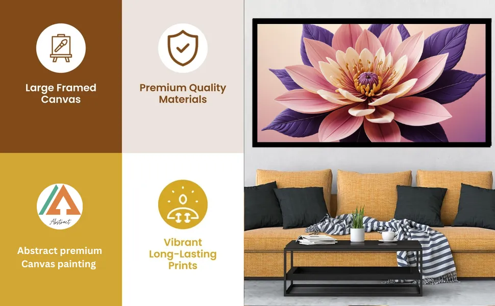 Luminar The Art Gallery/ Luminary Art/ large wall paintings framed canvas painting, canvas painting with frame, dining room painting, canvas flower painting, large canvas painting, landscape canvas art for walls, large framed wall art, canvas wall art for living room,, painting for dining room, Canvas wall art,