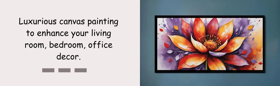 Luminar The Art Gallery/ Luminary Art/ large wall paintings framed canvas painting, canvas painting with frame, dining room painting, canvas flower painting, large canvas painting, landscape canvas art for walls, large framed wall art, canvas wall art for living room,, painting for dining room, Canvas wall art,