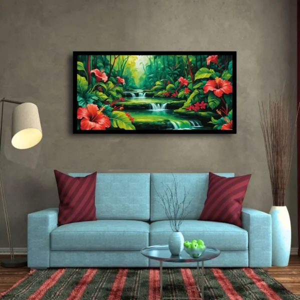 Luminary The Art Gallery/ Luminary Art/ large wall paintings framed canvas painting, canvas painting with frame, dining room painting, canvas flower painting, large canvas painting, landscape canvas art for walls, large framed wall art, canvas wall art for living room,, painting for dining room, Canvas wall art,