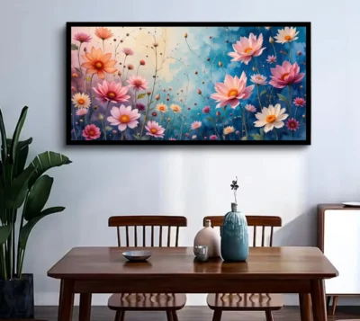 Luminary The Art Gallery/ Luminary Art/ large wall paintings framed canvas painting, canvas painting with frame, dining room painting, canvas flower painting, large canvas painting, landscape canvas art for walls, large framed wall art, canvas wall art for living room,, painting for dining room, Canvas wall art,