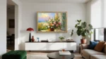 Luminary The Art Gallery/ Luminary Art/ large wall paintings framed canvas painting, canvas painting with frame, dining room painting, canvas flower painting, large canvas painting, landscape canvas art for walls, large framed wall art, canvas wall art for living room,, painting for dining room, Canvas wall art,